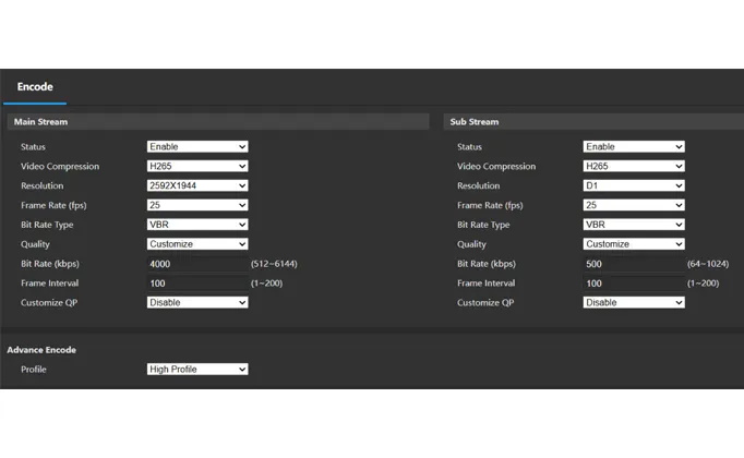 Stream principal vs Sub Stream en CCTV: Guía rápida para el cálculo de almacenamiento