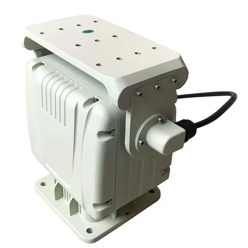 Posicionador de cabeza inclinable al aire libre mini Pan con engranaje de gusano velocidad variable 10kg (20.05Ib) Capacidad de carga