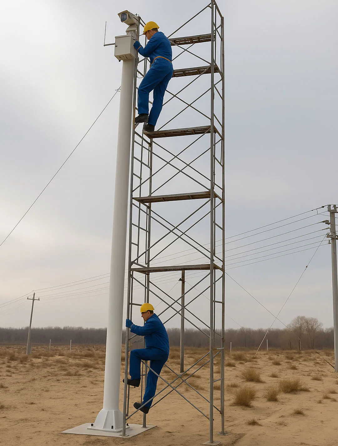 Proyecto de monitoreo de seguridad del oleoducto de Kazajstán