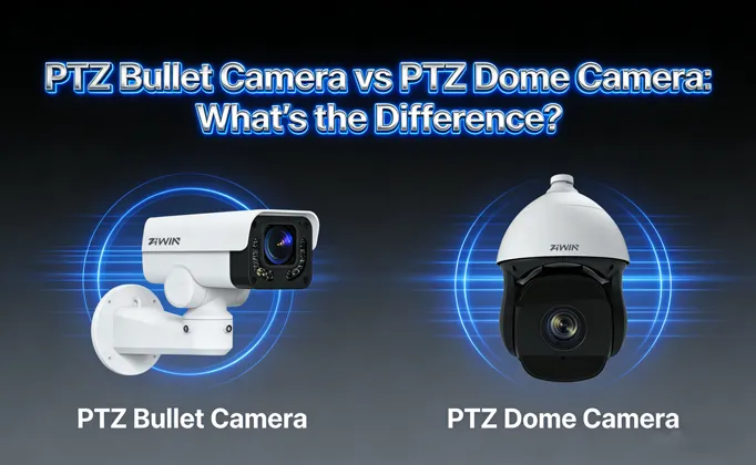 Cámara Bullet PTZ vs cámara domo PTZ: ¿Cuál es la diferencia?