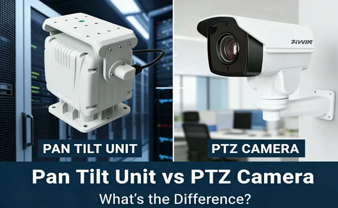 Unidad Pan Tilt vs Cámara PTZ: ¿Cuál es la diferencia?