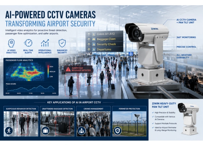 Cómo las cámaras CCTV impulsadas por IA están transformando la seguridad aeroportuaria en 2026